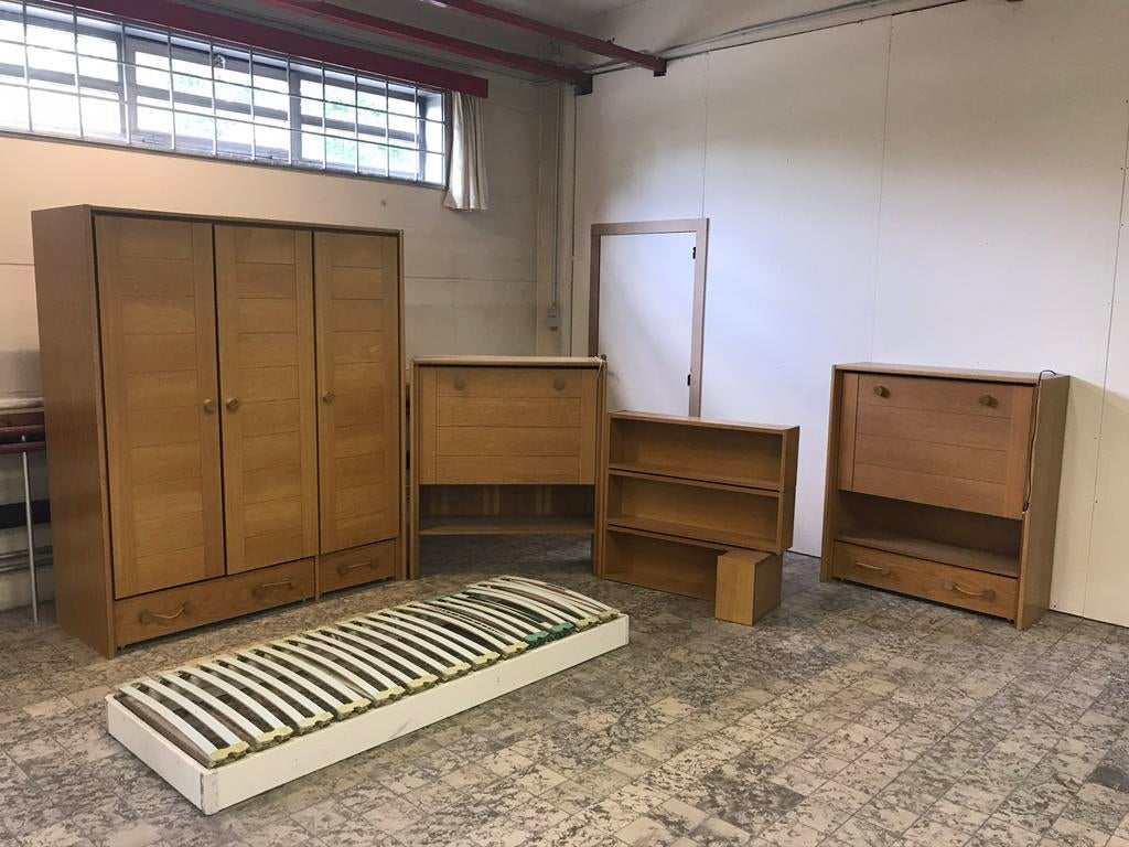 Chambre d'enfant complète en chêne massif, Maison & Meubles, Chambre à coucher | Chambres à coucher complètes, Enlèvement, Comme neuf