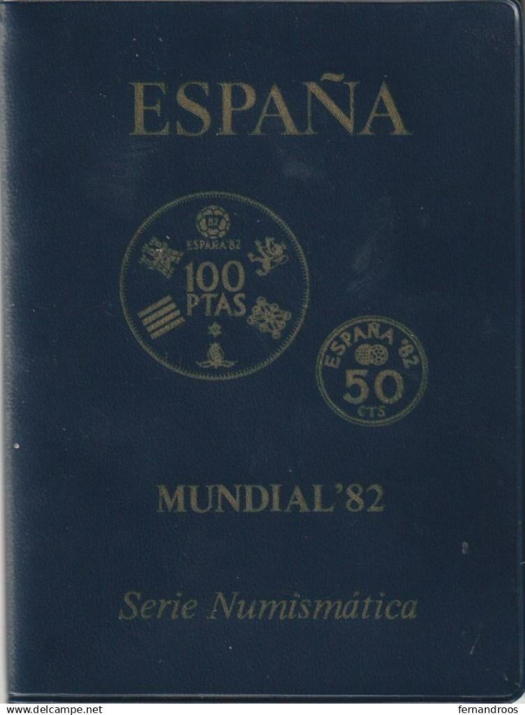 ESPAGNE PESETAS SERIE NUMISMATIQUE N 80 MONDIAL 1982, Enlèvement ou Envoi, Autres pays, Série