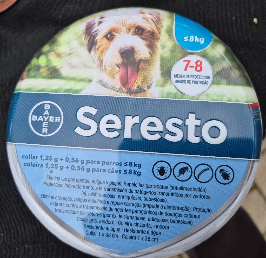 Seresto Dog teken- en vlooienband Small, Ophalen of Verzenden, Hond