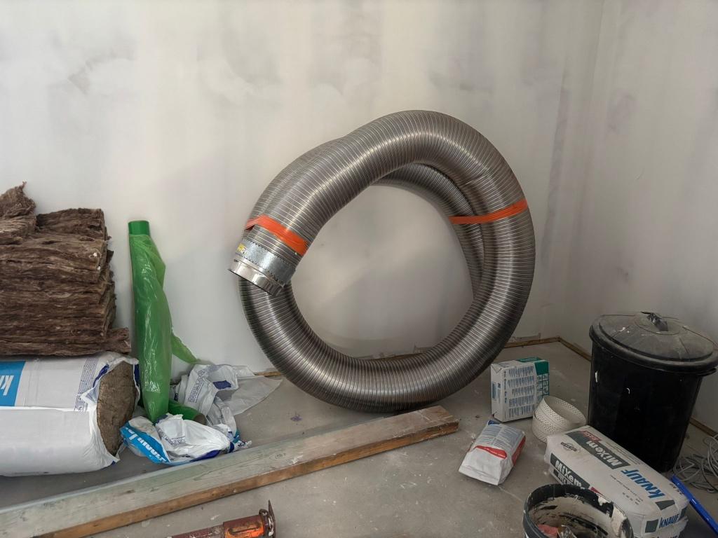 Conduit flexible inox Poujoulat Ø250 / cheminée / poêle, Neuf, Inox, 6 mètres ou plus, Enlèvement