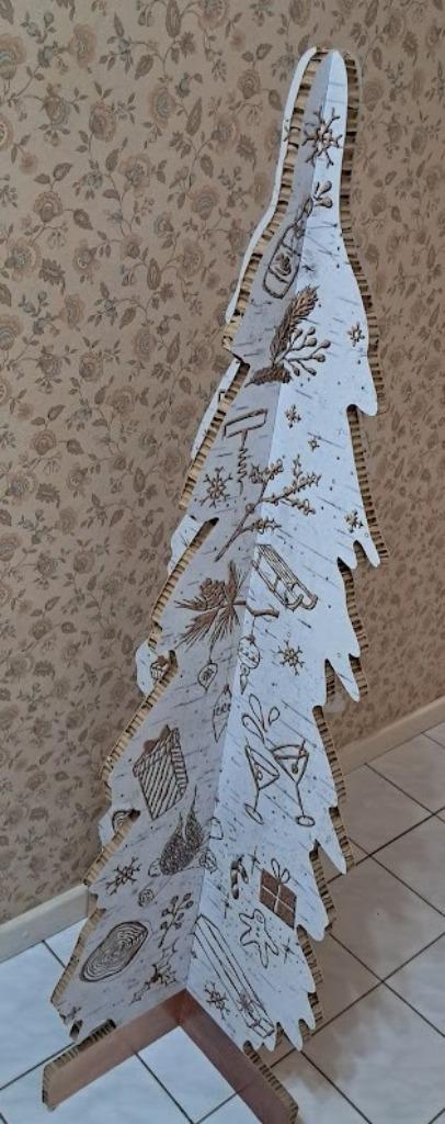 🎁 Sapins de Noël en carton, Divers, Noël, Envoi