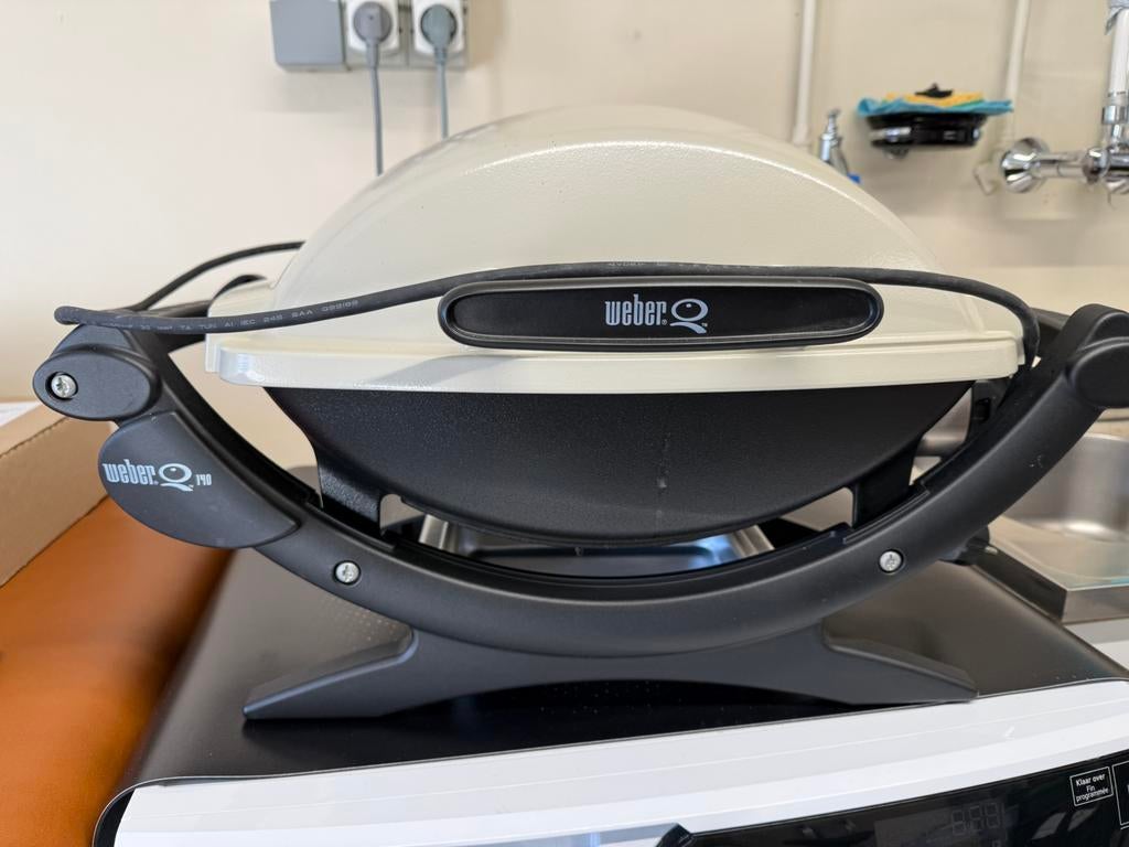 Elektrische bbq Weber Q140, Enlèvement, Utilisé