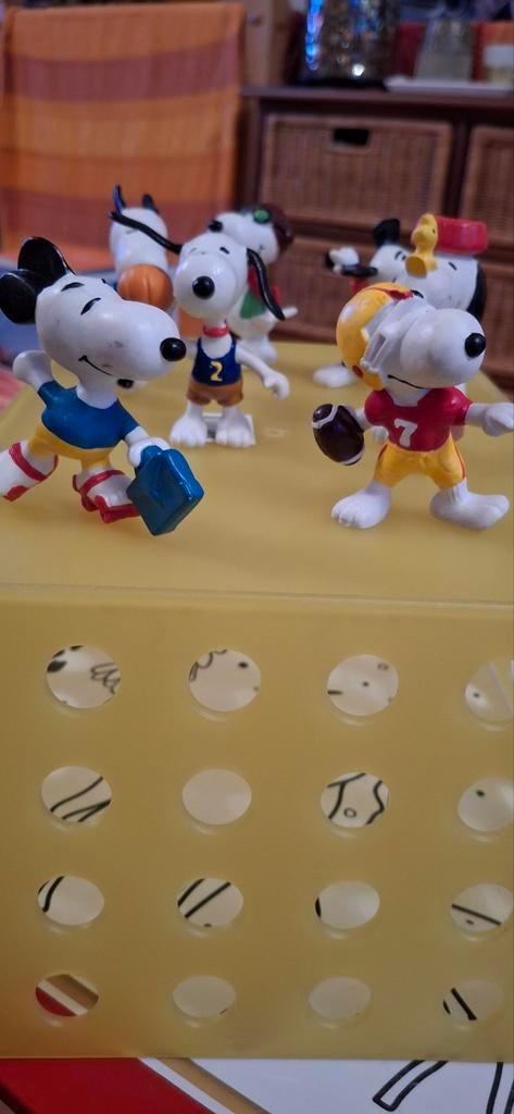 Figurines snoopy schleich vintage 8 pièces