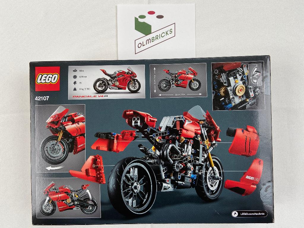 LEGO Technic 42107 Ducati Panigale V4 R, Hello@support.lego.com, DK-7190, Lego, Nieuw