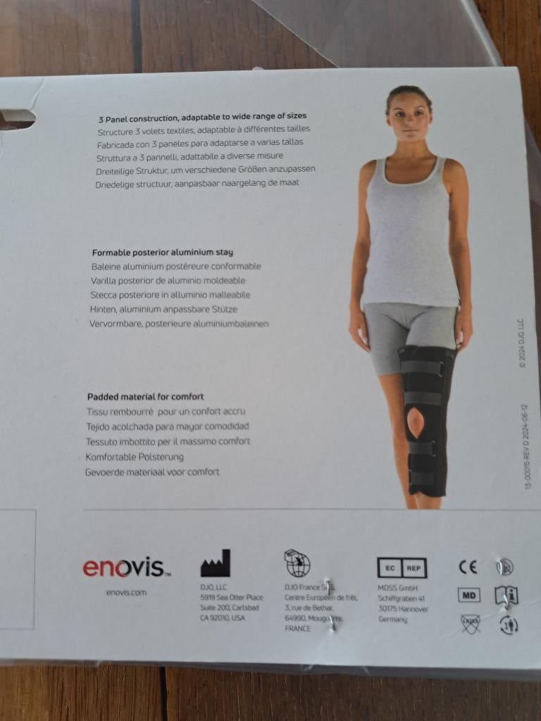 Attelle genou, Enlèvement ou Envoi, Utilisé