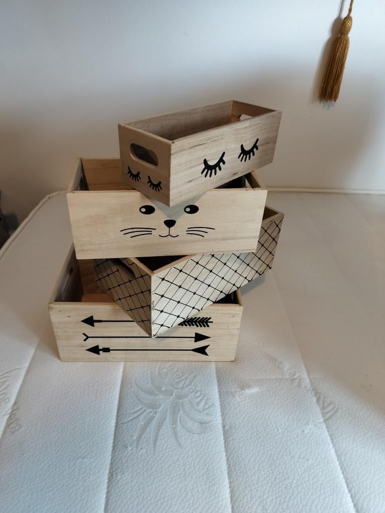 Houten bakjes, Ophalen, Nieuw