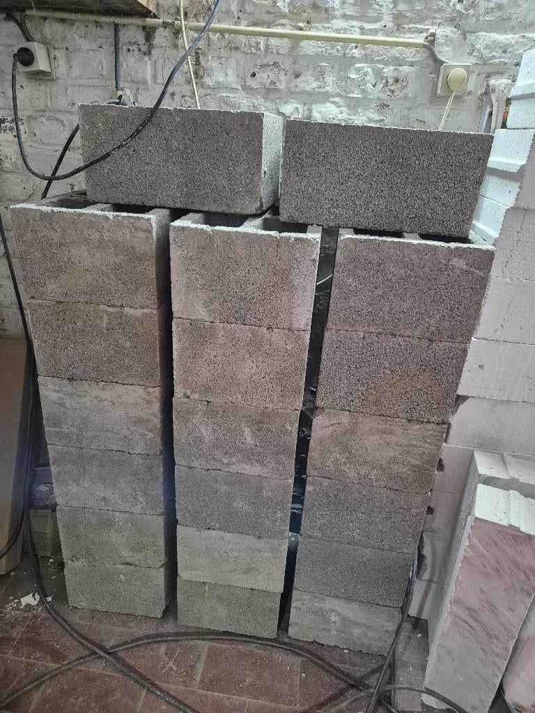 Bloc beton creux de 30 neuf, Bricolage & Construction, Enlèvement, Neuf, Béton