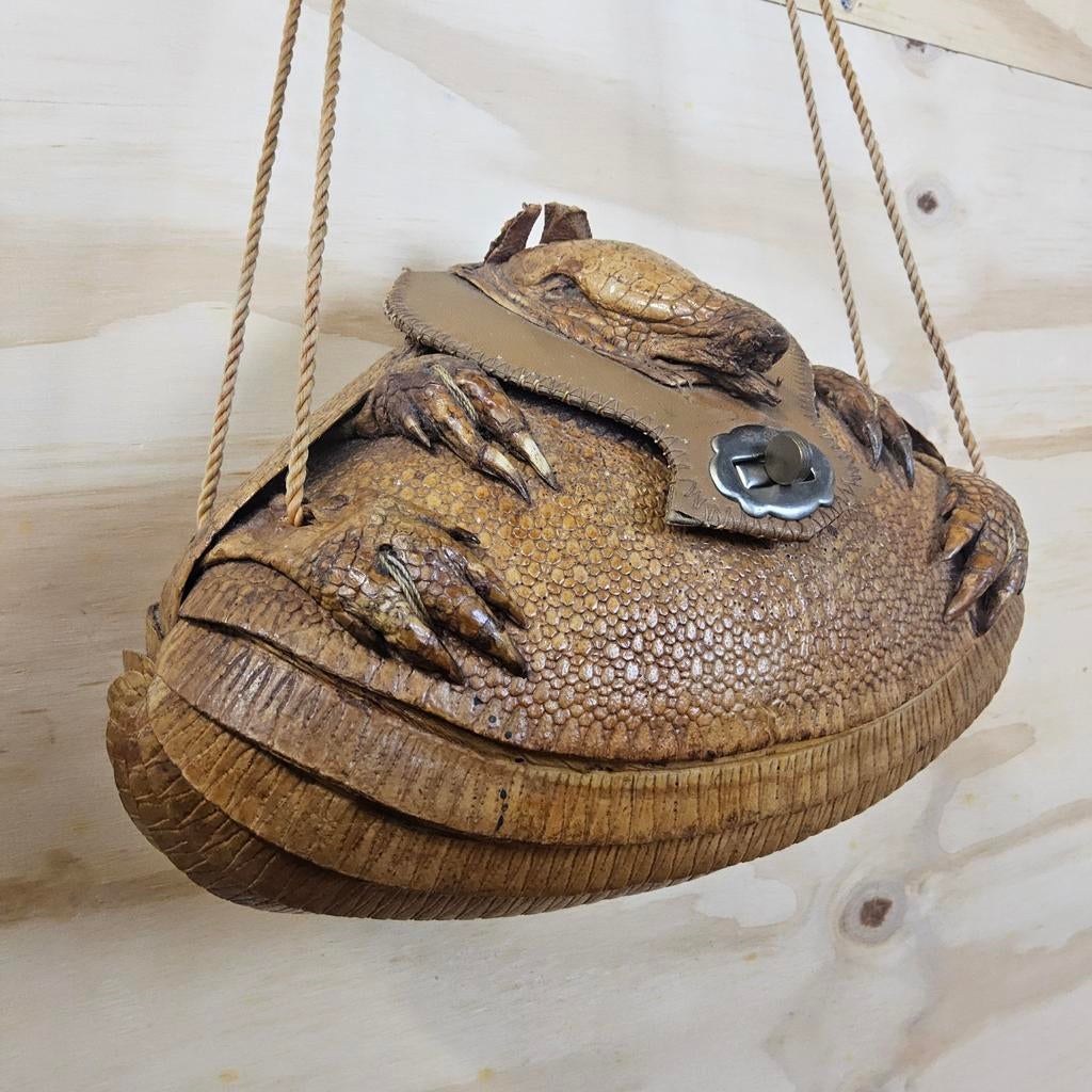 Sac à main Armadillo unique à neuf bandes NON PROTÉGÉ Armadi, Enlèvement ou Envoi, Comme neuf, Reptile ou Amphibien, Animal empaillé