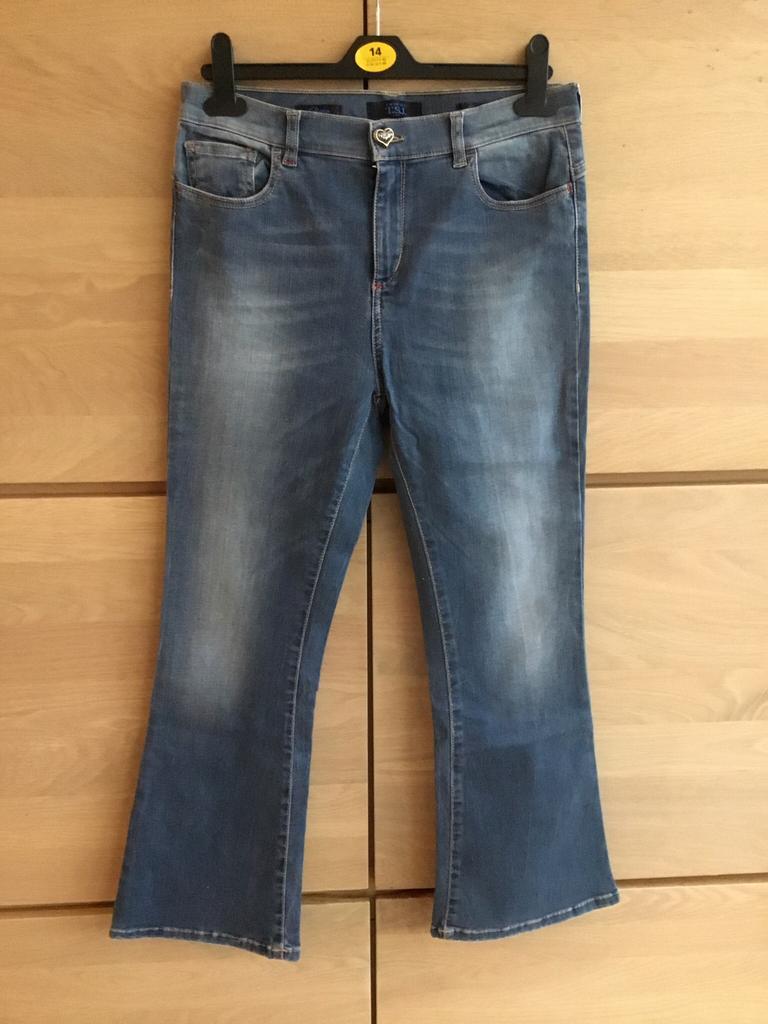 Pantalon TWIN-SET JEAN Simona Barbieri, Enlèvement ou Envoi, Comme neuf, Taille 38/40 (M), Bleu