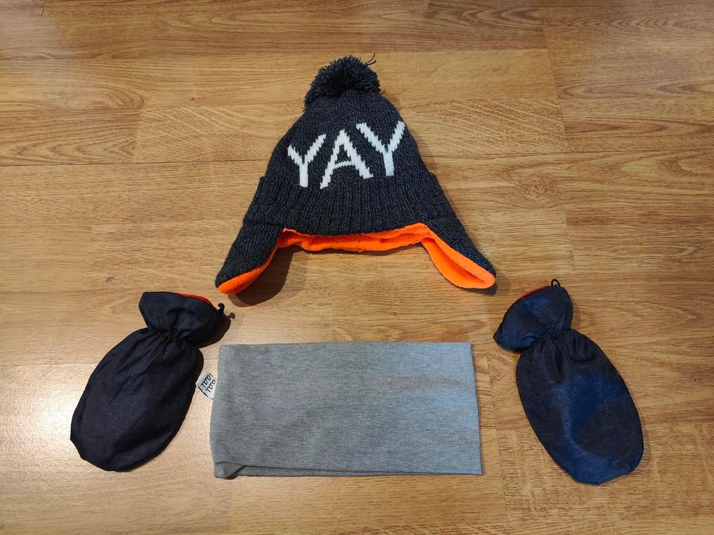 Winter setje, Kinderen en Baby's, Kinderkleding | Mutsen, Sjaals en Handschoenen, Ophalen of Verzenden, Gebruikt, 104 of kleiner