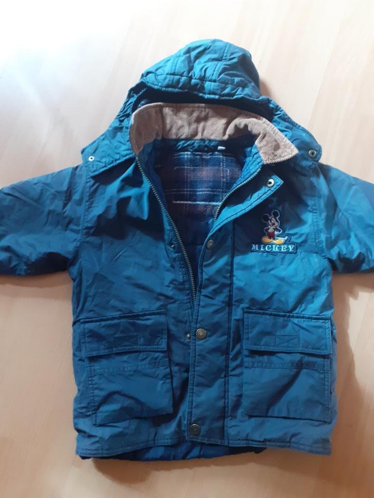 Manteau MICKEY taille 3 ans capuche amovible, Ophalen, Gebruikt, Jongen, Jas