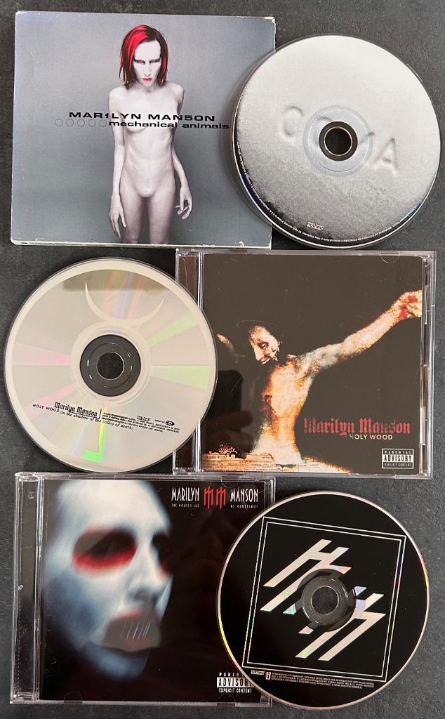 MARILYN MANSON - Mechanical, Holy wood & Golden age ( 3 CDs), Verzenden, Zo goed als nieuw