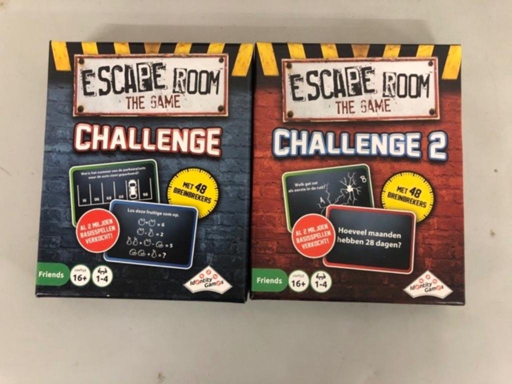 ESCAPE ROOM HET SPEL: CHALLENGE 1 + 2 - Nederlandse versie, Hobby en Vrije tijd, Ophalen