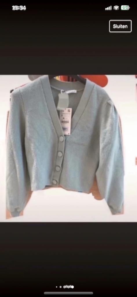 Zara korte trui, Verzenden, Zara, Nieuw, Maat 36 (S)