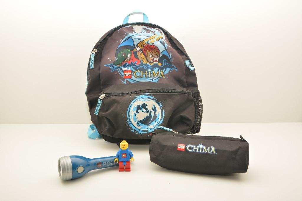 Lego pakket, rugzak, lego lampen, lego pennenzak, Ophalen of Verzenden, Lego