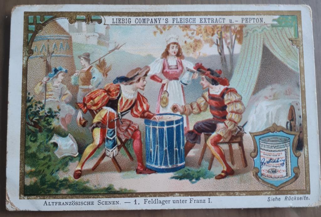 LIEBIG Lithochromo ALTFRANZÖSISCHE SCENEN S 573 -1 ed.GERM, Verzamelen, Foto's en Prenten, Gebruikt, Verzenden, Voor 1940, Prent