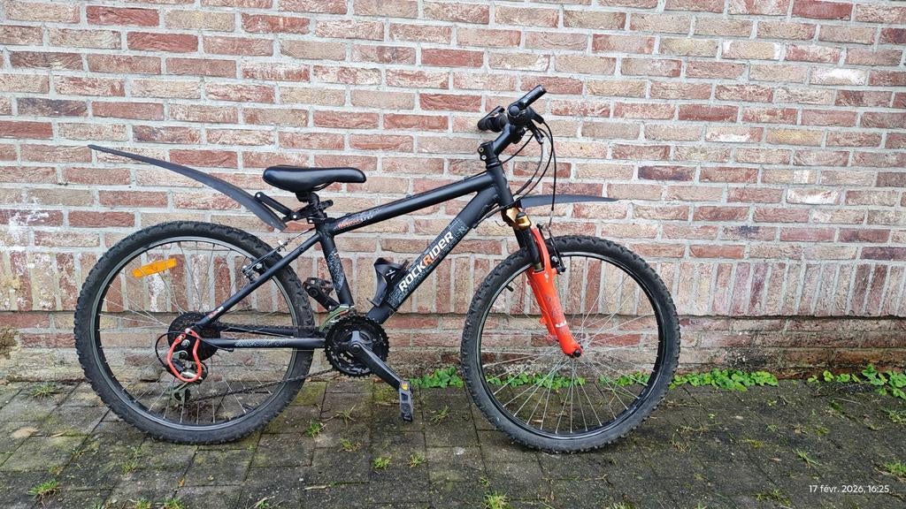 Vélo 24' Rockrider Fivetwo Jr, Enlèvement, Suspension