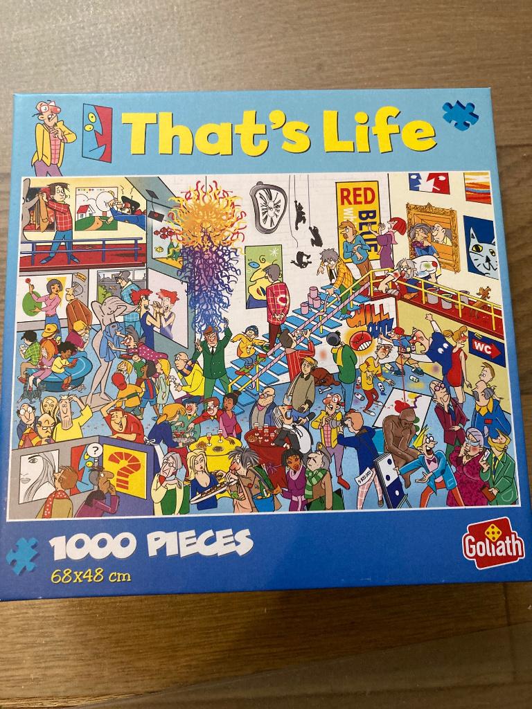 Puzzel van 1000 stukjes: That's Life - Puzzle Art Gallery, Ophalen of Verzenden, Zo goed als nieuw, Legpuzzel