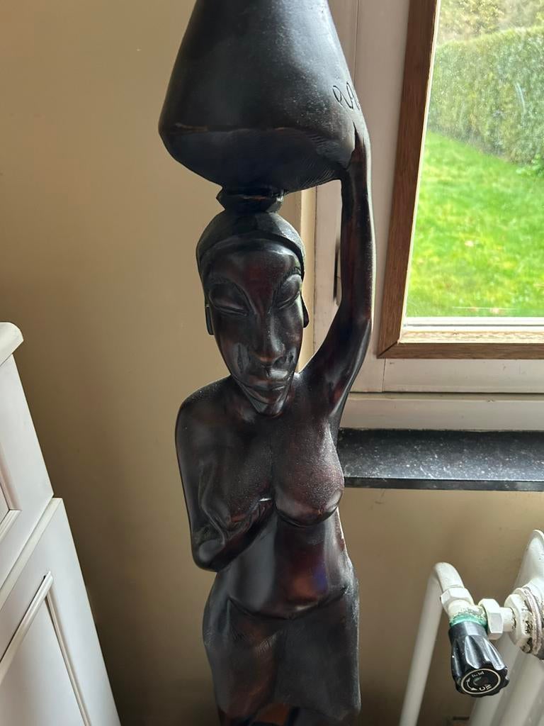 Afrikaanse beelden, Huis en Inrichting, Ophalen, Zo goed als nieuw