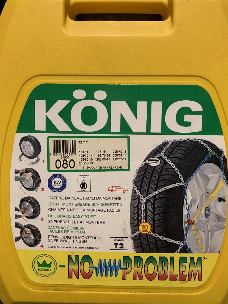 Sneeuwkettingen, Auto diversen, Sneeuwkettingen, Ophalen, Nieuw