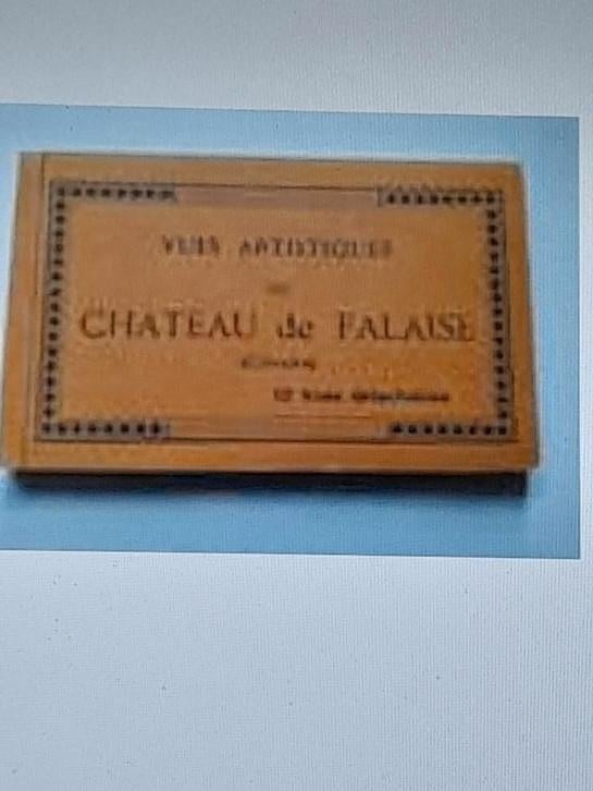 Livret de 12 cartes postales du château de Falaise, Enlèvement ou Envoi, 1940 à 1960, Non affranchie, Culture et Média