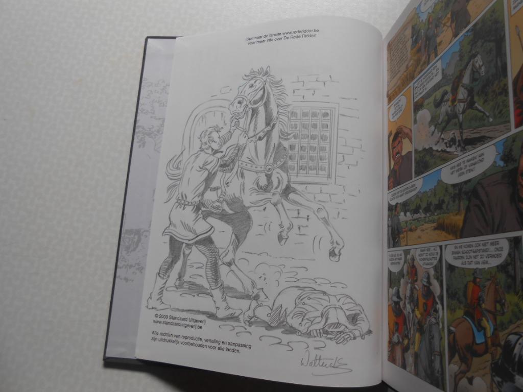 de rode ridder 224 het behouden zwaard 1ste dr HC 2009., Willy Vandersteen, Eén stripboek, Nieuw, Ophalen of Verzenden