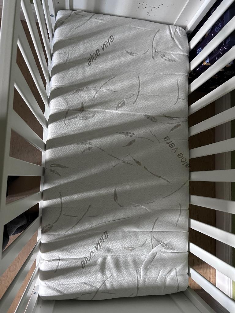 Koudschuim baby matras - 60x120 12cm - Anti allergische, Ophalen, Zo goed als nieuw, Minder dan 140 cm, Matras