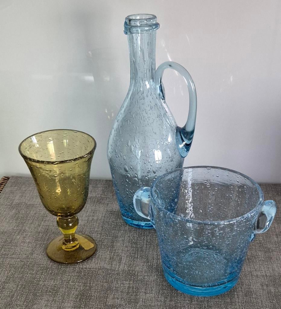 Lot  Biot glaswerk, Ophalen