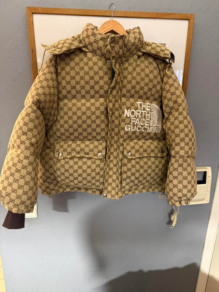 The north face x gucci jas L, Ophalen of Verzenden, Zo goed als nieuw