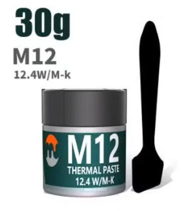 M12 Koelpasta / Thermal paste 30 gram met spatel, Computers en Software, Computerkoelers, Ophalen of Verzenden, Nieuw, Koelpasta