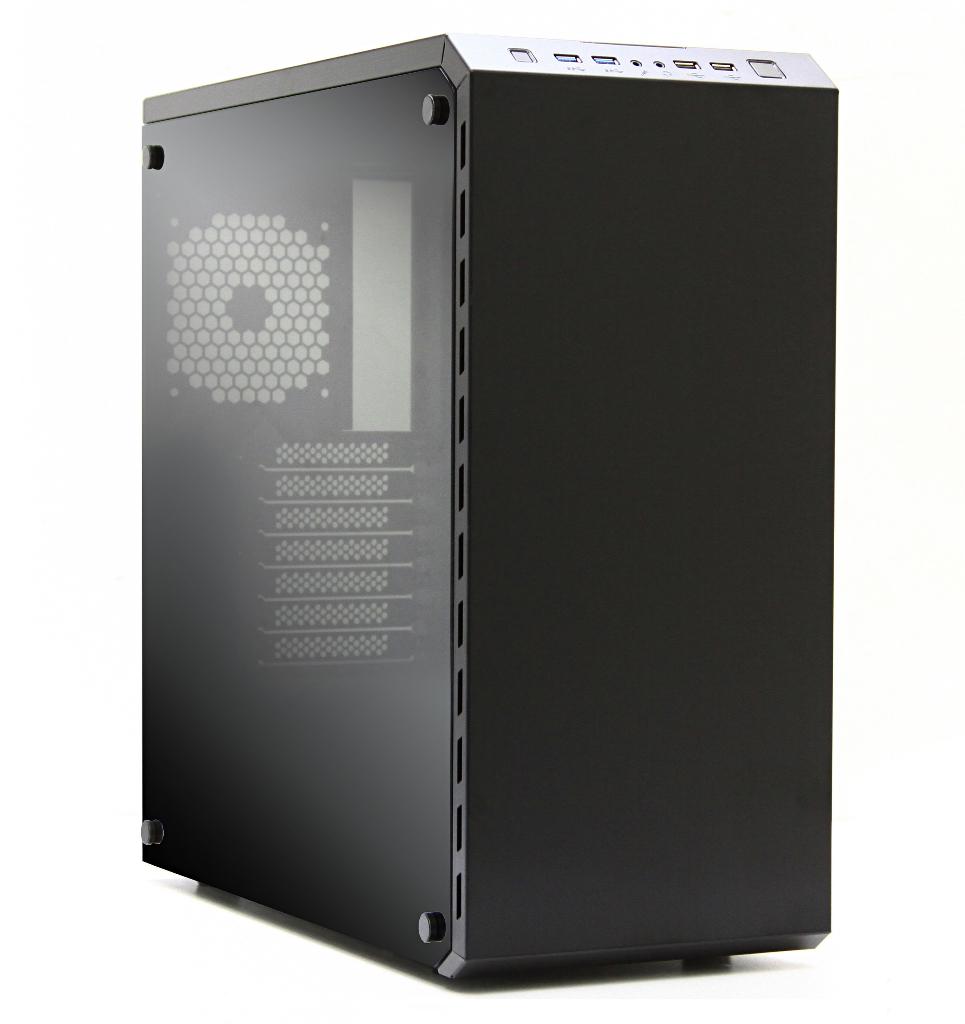 ATX Aluminium Full Black Tower USB3.0, Computers en Software, Computerbehuizingen, Ophalen of Verzenden, Nieuw
