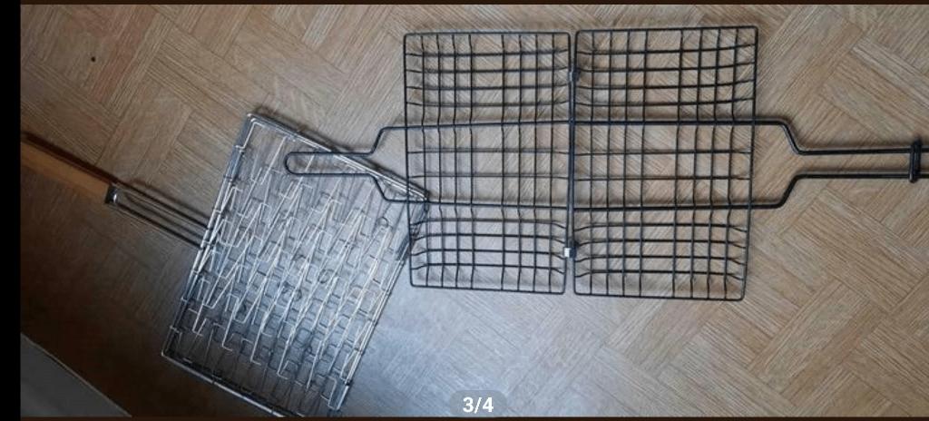 barbeque grote grill ijzers met sterk handvat splinternieuw, Tuin en Terras, Buitenkeukens, Ophalen of Verzenden, Nieuw