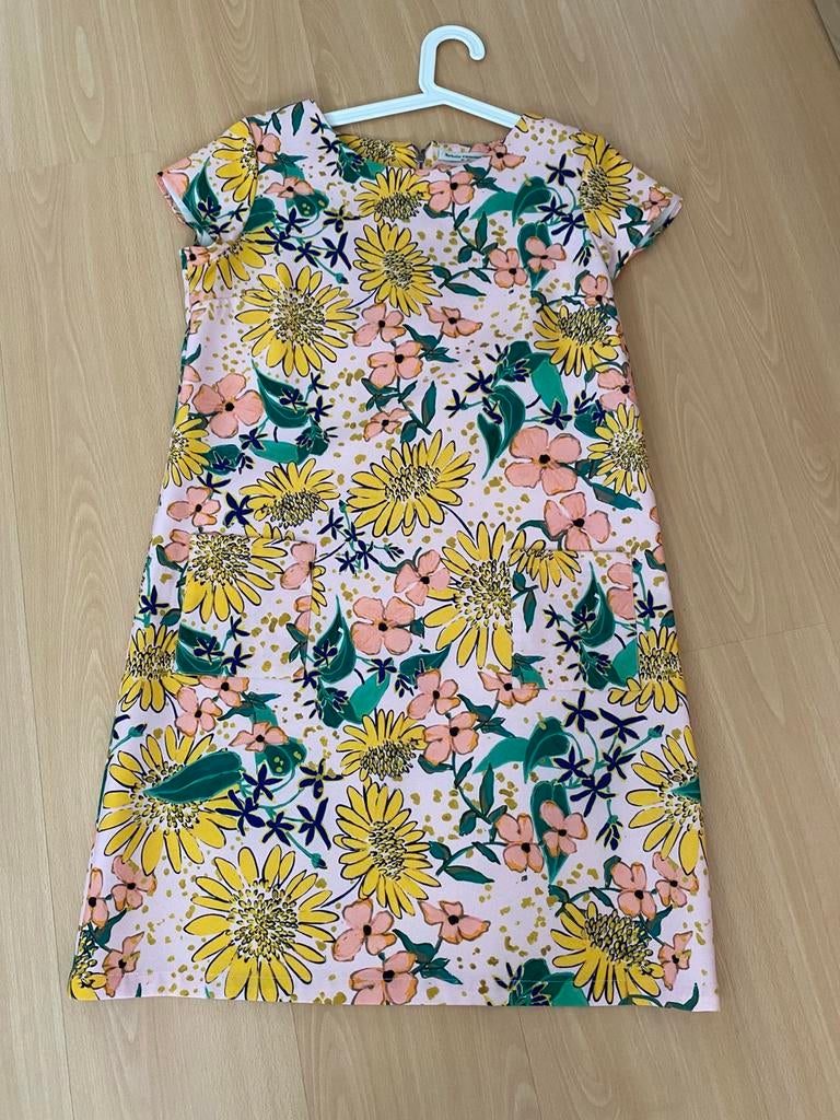 Nathalie Vleeschouwer zomerjurk L, Ophalen of Verzenden, Zo goed als nieuw, Maat 42/44 (L), Geel