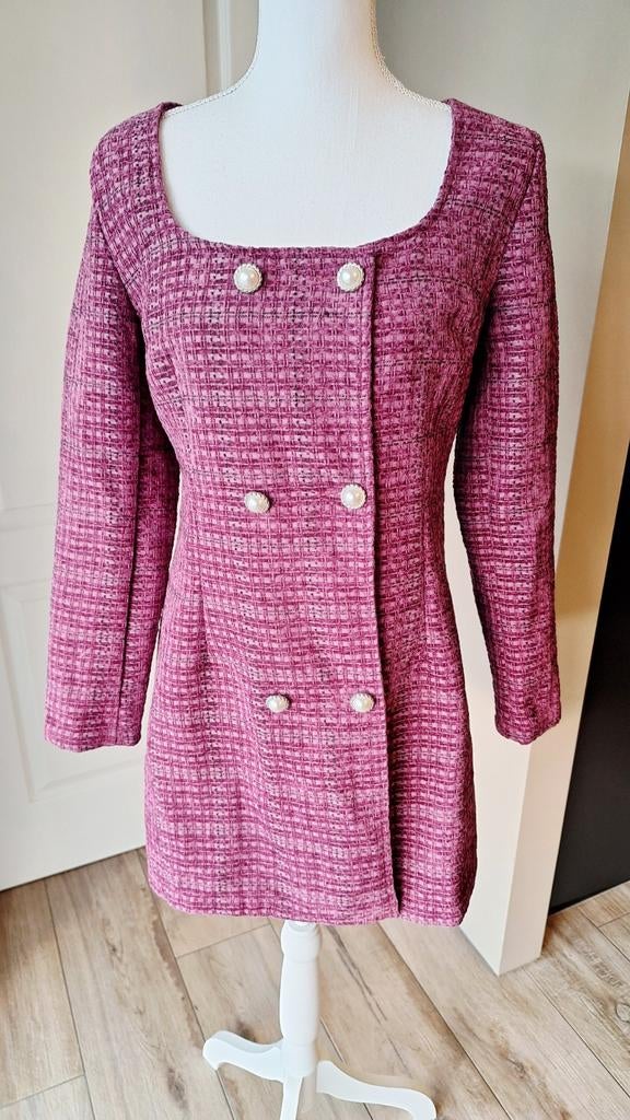 Veste blazer bordeaux lilas taille 38, Shein, Enlèvement ou Envoi, Taille 38/40 (M), Manteau