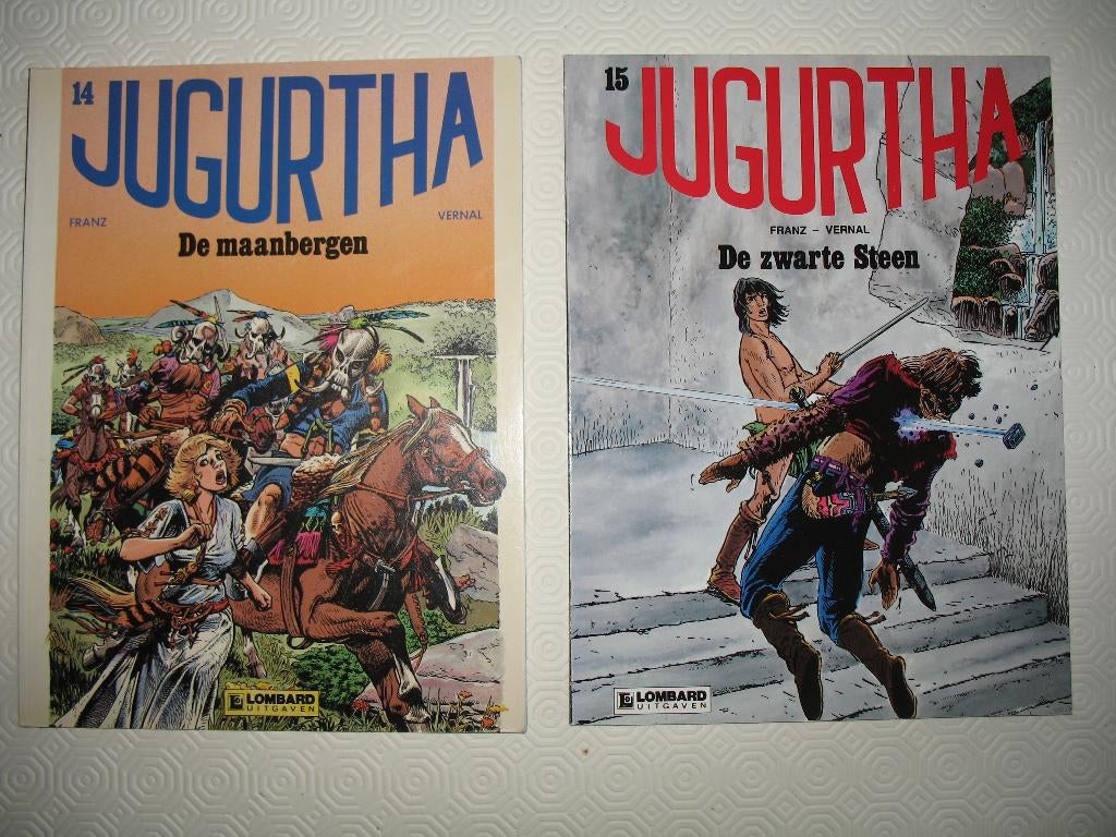 Jugurtha nr 14 en Nr 15, 1ste druk, Boeken, Meerdere stripboeken, Ophalen of Verzenden, Zo goed als nieuw