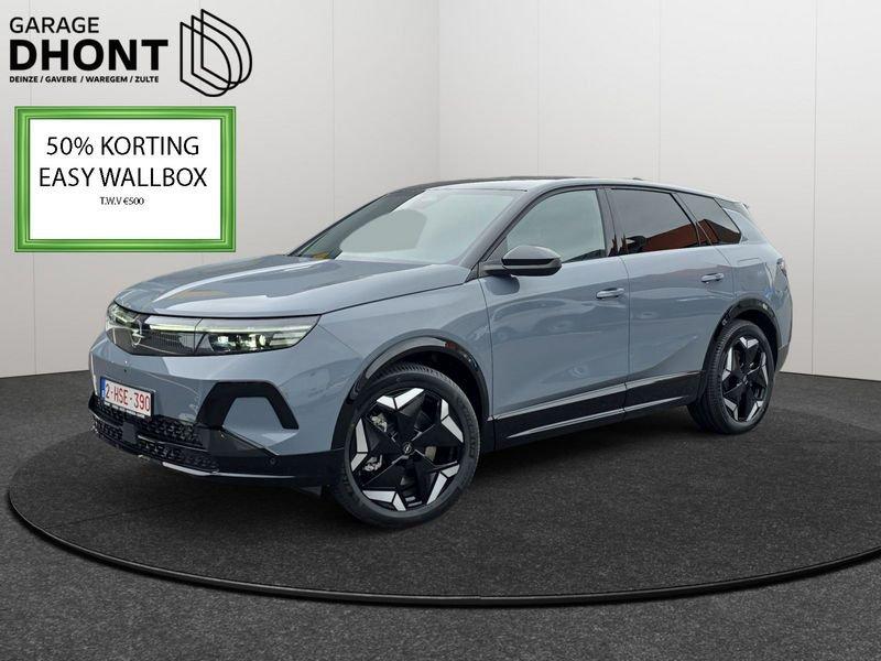 Opel Grandland Ultimate Electric 4WD - 73kWh - 325PK, Auto's, Opel, USB, Gebruikt, Zwart, 355 km