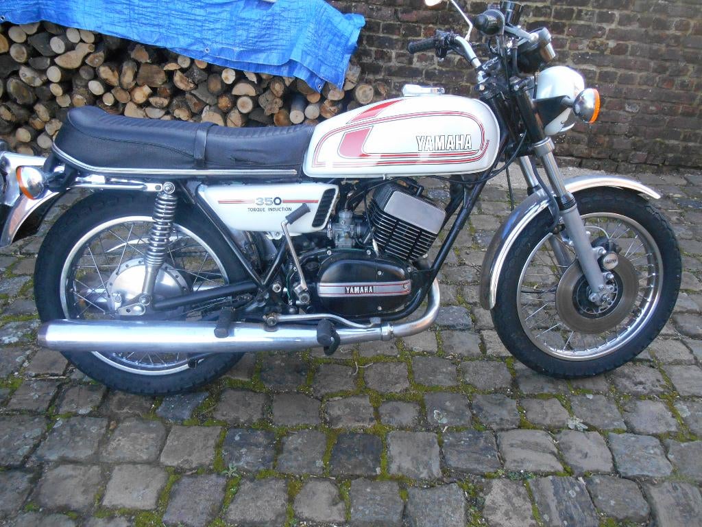 Yamaha RD350. RD. 350. 1974. Typ 351, Motoren, 2 cilinders, Motorrijbewijs A, Gebruikt, Toermotor