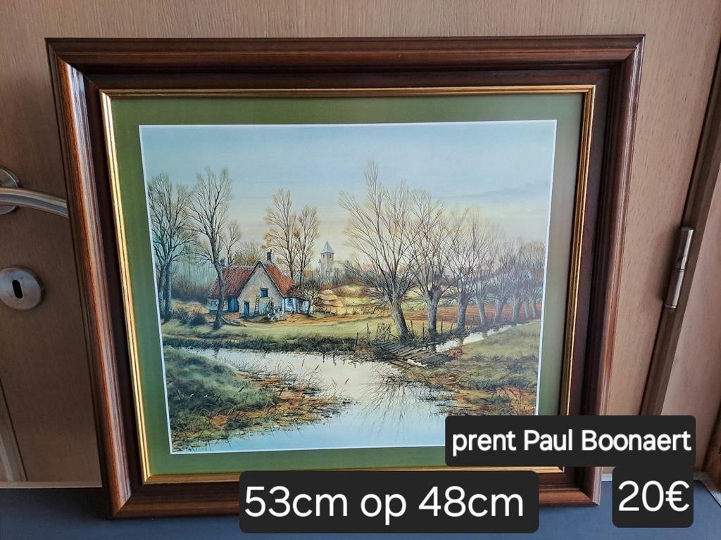 Prent Paul Boonaert, Ophalen