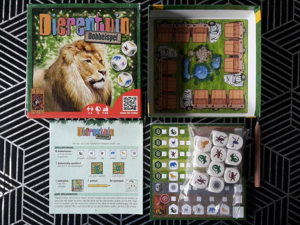 Nieuw spel Dierentuin, 2-4 sp., M. Schacht, + 1 gratis promo, Ophalen of Verzenden, Zo goed als nieuw, 999 Games