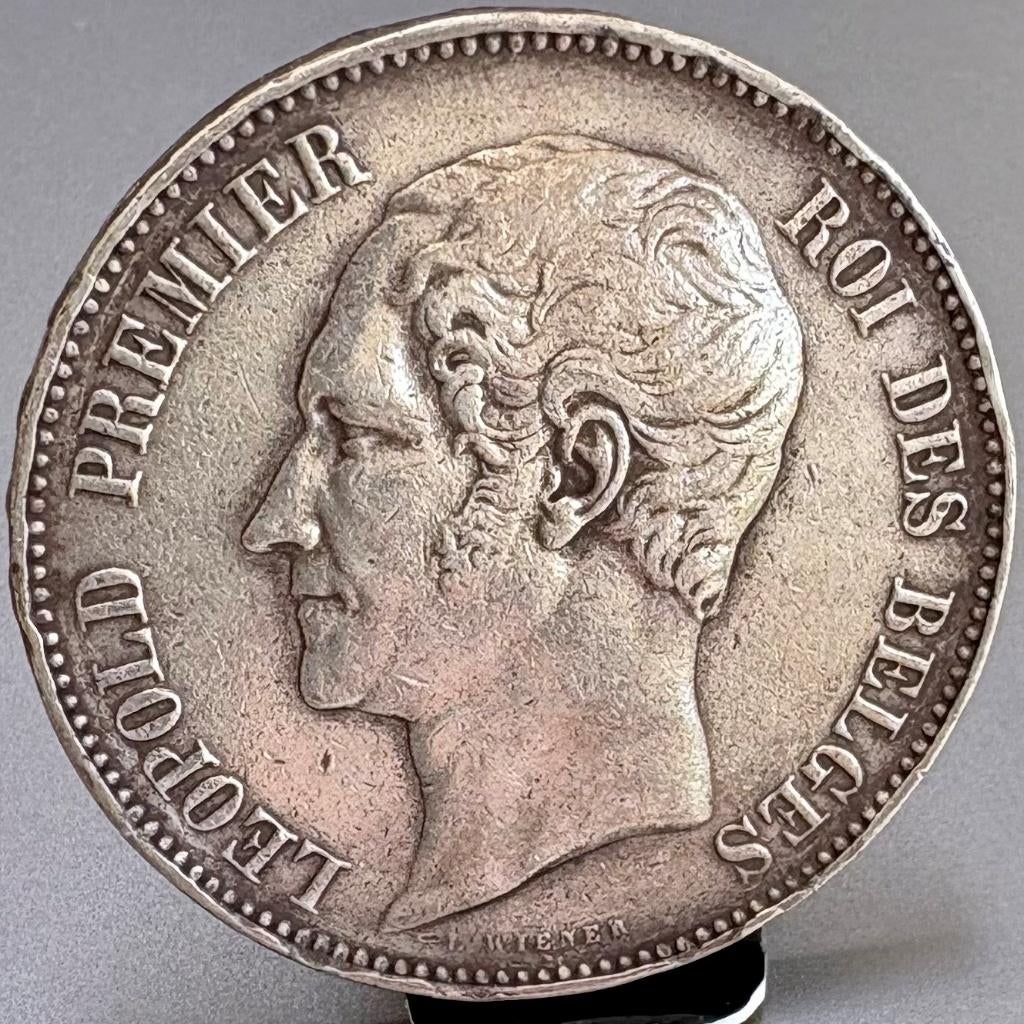 5 Francs Zilveren (1853) – Huwelijk Leopold & Maria-Hendrika, Postzegels en Munten, Munten | Europa | Niet-Euromunten, Ophalen of Verzenden