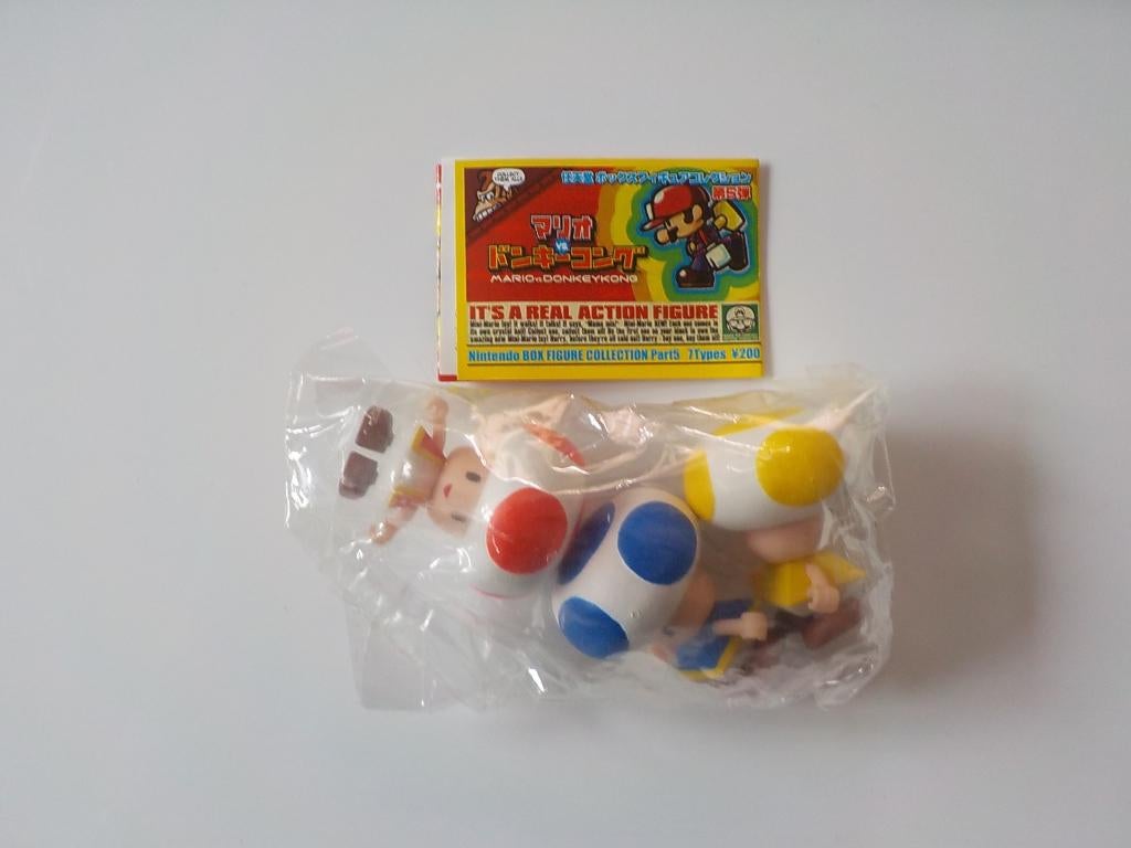 2004 Nintendo Mario vs. Donkey Kong Kubrick Figuur Yujin 3x, Enlèvement ou Envoi, Neuf