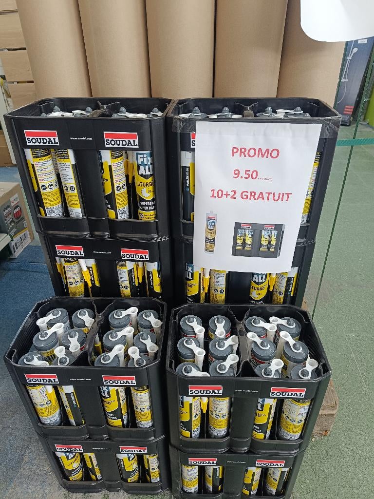 Fix ALL Turbo 10+2 GRATUIT A 95 EUROS, Bricolage & Construction, Isolation des murs, Enlèvement, Autres matériaux, 12 cm ou plus