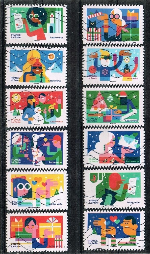 Postzegels uit Frankrijk - K 4833 - verbintenis met elkaar, Verzenden, Gestempeld