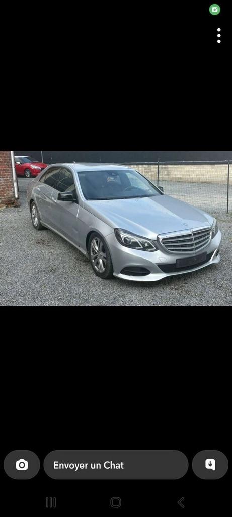 MERCEDES CLASSE E200 2013 pack amg, Auto's, Mercedes-Benz, Euro 5, Achterwielaandrijving, Zwart, Leder