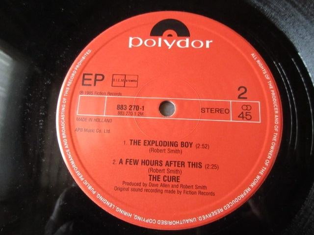 2x LP The Cure Mint - as new zonder hoezen 1984 & 1985, Cd's en Dvd's, Ophalen of Verzenden, Zo goed als nieuw, 12 inch, R&B en Soul