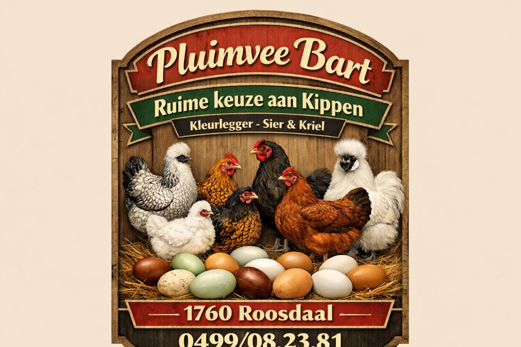 pluimvee Bart / kwaliteit op de eerste plaats 0499/082381, Dieren en Toebehoren, Pluimvee, Vrouwelijk, Kip