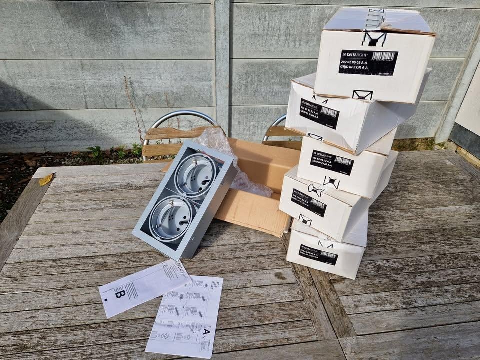 Inbouwspot Deltalight - splinternieuw, Huis en Inrichting, Lampen | Spots, Metaal of Aluminium, Nieuw, Ophalen of Verzenden, Led