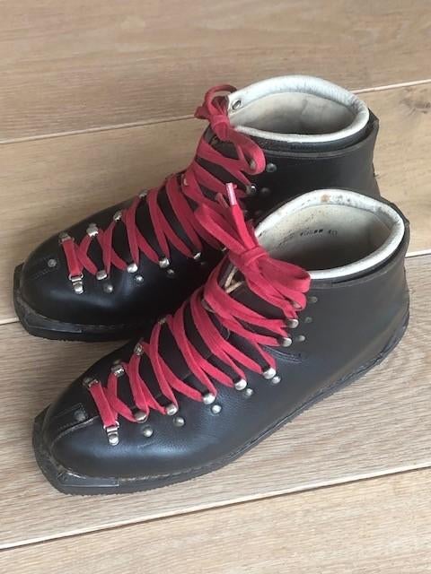 1950, DECO skischoenen, Antiek en Kunst, Ophalen of Verzenden