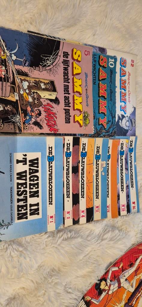 De Blauwbloezen + Sammy – meerdere delen, Ophalen