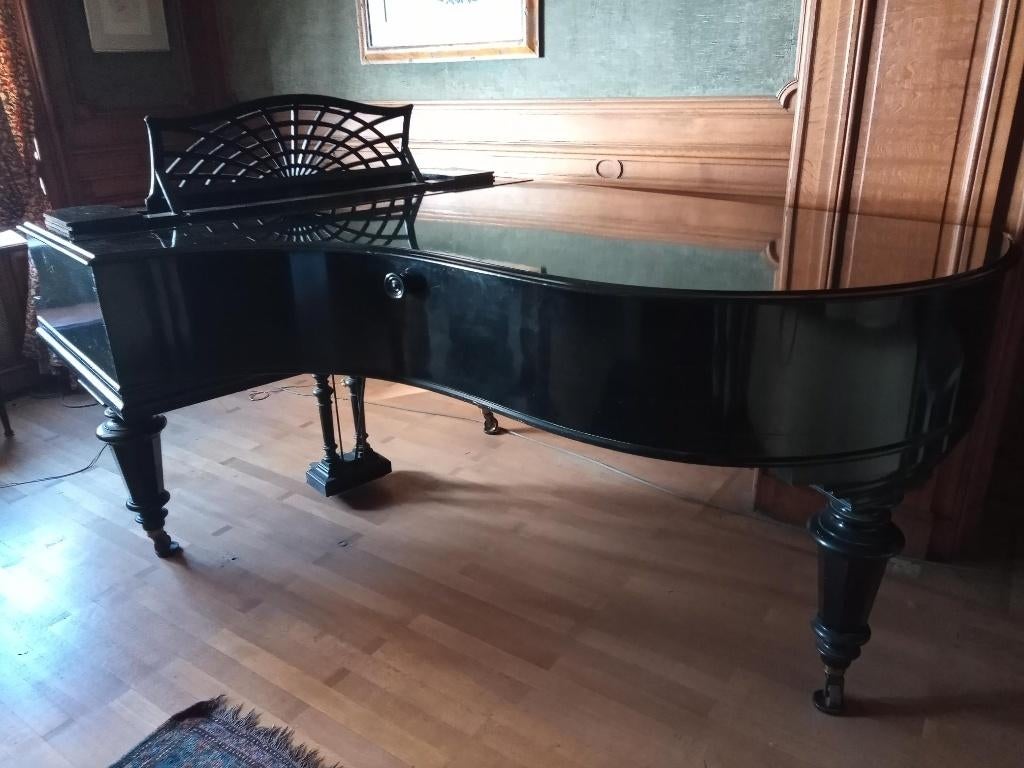 C. Bechstein-vleugel, Muziek en Instrumenten, Piano's, Ophalen, Gebruikt, Zwart, Piano